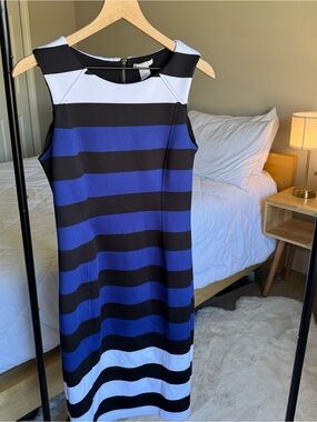 h and m blue satin dress Women's Light blue Asymmetric Satin Dress